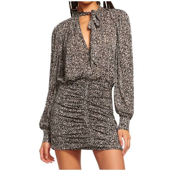 NEW RAMY BROOK ralston dress in black sahara - Picture 1 of 3